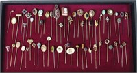 (56) VINTAGE COSTUME STICKPINS