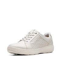 Clarks Women's Caroline Ella Sneaker, White