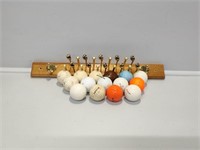 Golf Balls, Key Hooks