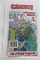 Rare 3-Pack of Marvel Comics X-Men, Excalibur,