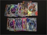 23 JAPENESE DEMON SLAYER CARDS