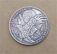 Eagle Hobo Style Challenge Coin