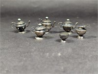Vintage Sterling Silver Miniature Tea Set