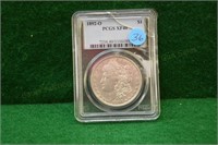 1892o slab Morgan Silver Dollar PCGS XF40