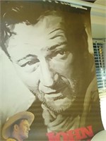 Lot of 3 john wayne posters and bobble head