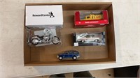 Diecast Motorcycle and cars lot