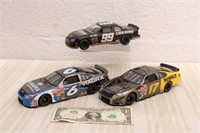 (3) NASCAR DIE-CAST REPLICA CARS