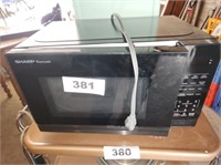 SHARP BLACK SMALL MICROWAVE OVEN