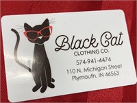 $15 gift card for The Black Cat Clothing Company