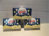 LOT 3 BOXES OF CINEPLEX POPCORN BUTTER FOR MICRO