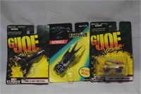 GIJOE TANK & SKY STALKER, BATMOBILE-DIE CAST METAL