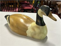 CABELA'S HAND-PAINTED WOODEN GOOSE DECOY