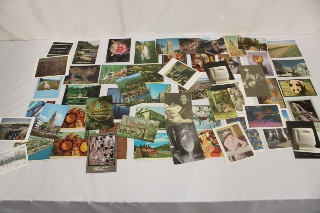 Large Lot of Vintage Postcards