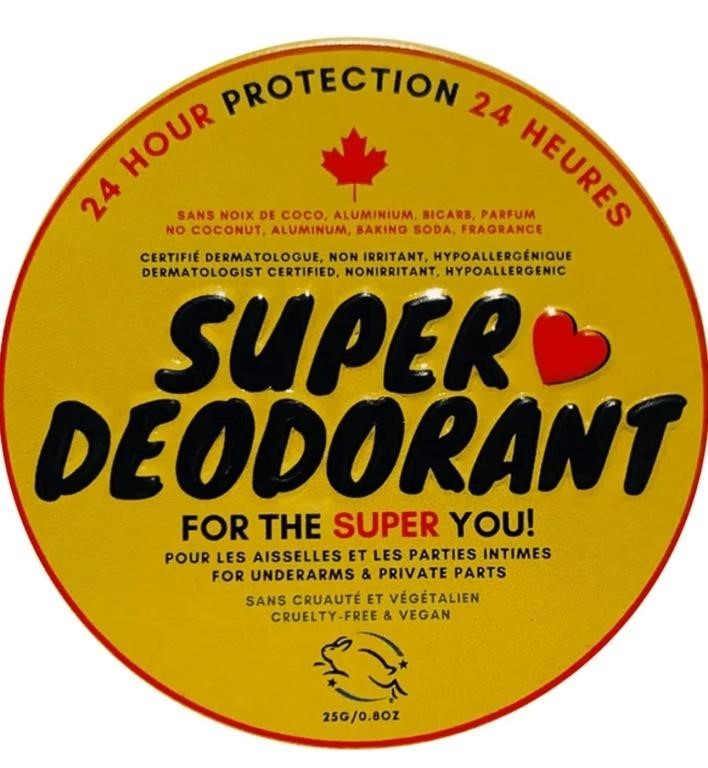 (new/sealed) 2-pack Super Deodorant for s