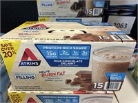 Atkins  chocolate 15 shakes