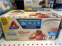 Atkins strawberry 15 shakes