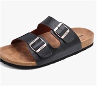 ONCAI Mens Sandals,Beach Slides Cork Footbed