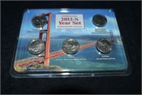 (5) 2012-S Year Set, Uncirculated
