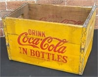 Wooden Vintage Coca-Cola Bottle Box