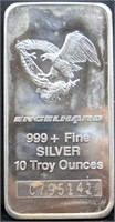 10 troy oz Englehard silver bar