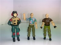 Hasbro Vintage 1980-90's GI Joe Figure 3-pack