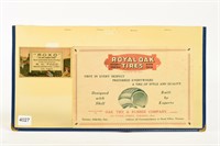 1918 ROYAL OAK TIRES, TORONTO MFG. PRICE LIST +