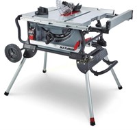 15 Amp Table Saw  Rolling Stand  10-in