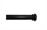 HDC 36 in. - 72 in. 1 in. Single Curtain Rod