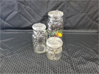 Glass Snap Top Lid