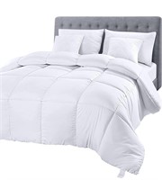 NEW $32 (Q) Comforter Duvet Insert White