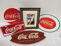 Group, Coca-Cola Tag, Hat Rack, Dishes, etc.