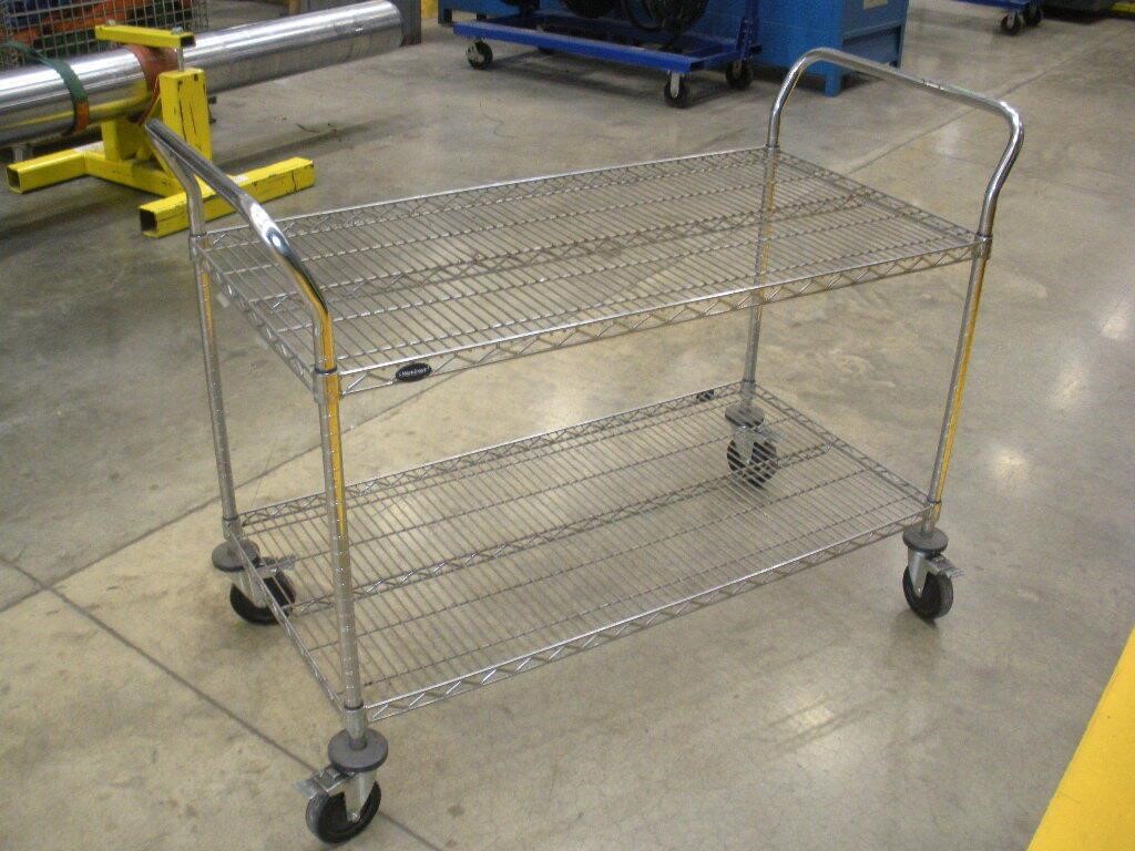 Work Smart NSF Metal Cart  48x24x40 inches