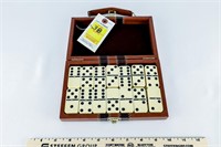 Leather Case w/Dominoes