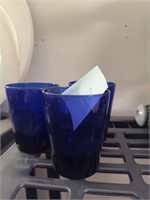 MEDIUM SIZE COBALT BLUE GLASSWARE