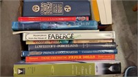 Box of books.  Includes Reference books on