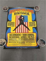 Rob Tyner Tribute 1993 Detroit Concert Poster