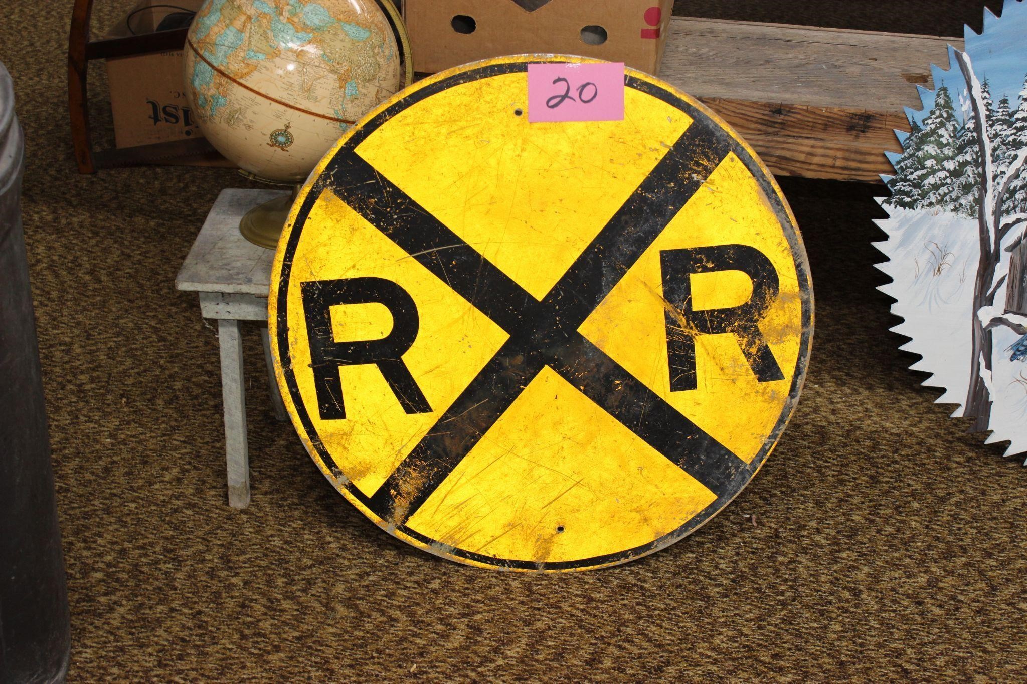 R & R Crossing sign