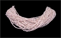 Vintage Konyak Naga 31 Strand Beaded Necklace