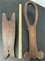 1890's Carved Boot Removers See Photos for