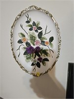 Floral Japan Decor Plate Wall