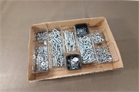 Tray Lot Of Lock Washers And Bolts - New