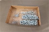 Tray Lot Of Nuts And Bolts - New