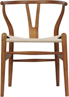 Wishbone Chair Natural Solid Wood Dining Chair