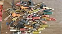 Box Lot of Assorted Screw Drivers