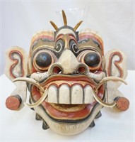 Carved  and Painted Wooden Tribal Mask