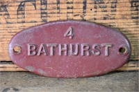 Brass Depot Plate - Bathurst 4
