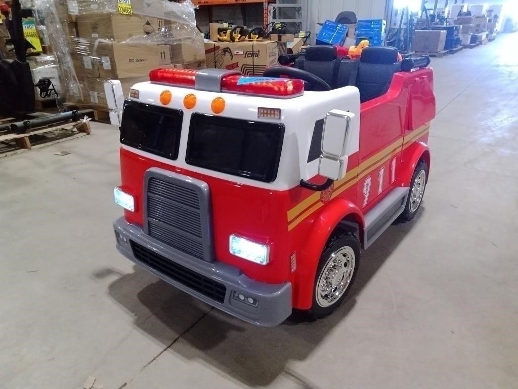 KidSquad L911 Ride On Fire Truck