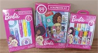 (3) Barbie Hair, Makeup & Scrap Book Kits