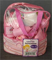 Doll Accessories New In Pkg 33 PC Set