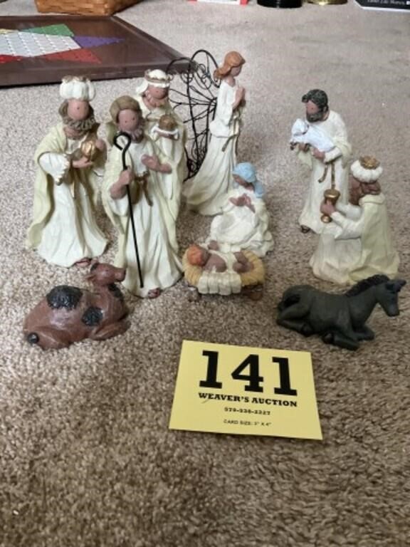 10 piece nativity scene